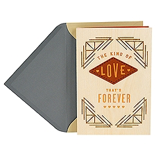 Hallmark Wood for Husband or Boyfriend (Love That's Forever), Father's Day Card, 1 Each