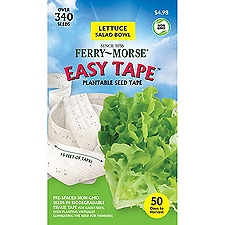 Ferry Morse easy tape Lettuce Salad Bowl