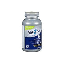 One A Day Men's 50+ Complete Multivitamin/Multimineral Supplement, 100 count