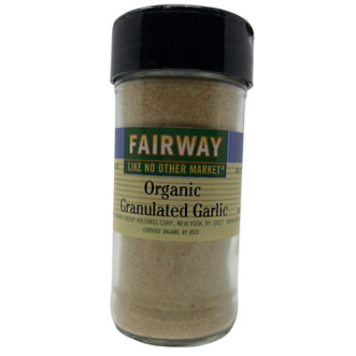 Fairway Organic Granulated Garlic, 2.8 oz