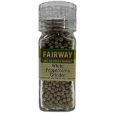 Fairway White Peppercorn Grinder, 2.1 Ounce