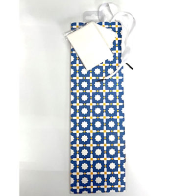 Rabbit Blue & Gold gift bag, 1 each