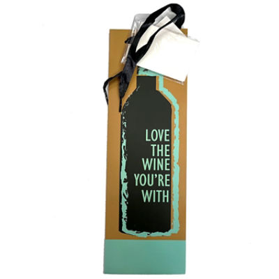 Rabbit Love The Wine You're With gift bag, 1 each