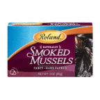 Roland SMOKED MUSSELS, 3 oz