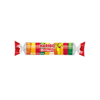 HARIBO GUMMY ROLLS ROULETTE, 0.88 oz