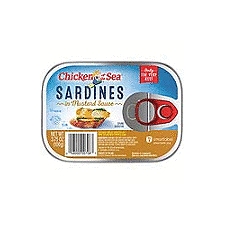 Chicken of the Sea Sardines in Mustard Sauce, 3.75 oz