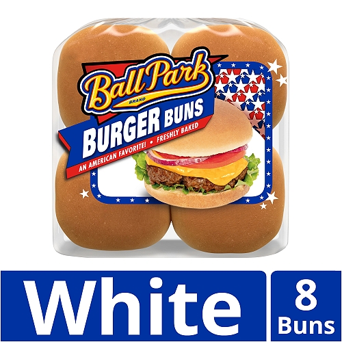 Ball Park Burger Buns are perfect for hamburgers, barbecue and more.  8 buns per pack.