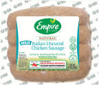 Empire Kosher Natural Mild Italian Uncured, Chicken Sausage