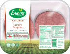 Empire Kosher Turkey Burgers, 16 pound