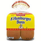 Stroehmann Enriched Hamburger Buns, 8 count, 12 oz