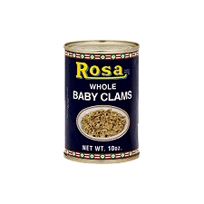 Marcia Rosa Baby Clams - Whole, 10 Ounce