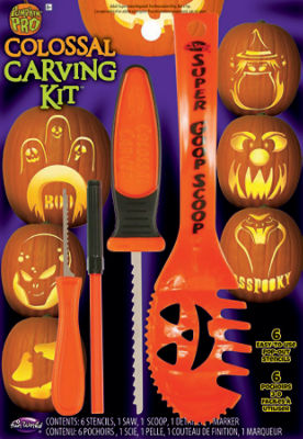 Fun World 10 Piece Pumpkin Carving Kit, 1 each, 1 Each