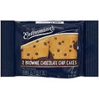 Entenmann's Chocolate Chip Brownie Cakes SS, 3.5 oz