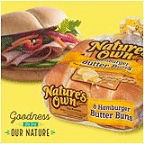 Nature's Own Hamburger Butter Buns, 16 oz