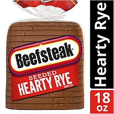 Beefsteak Seeded Hearty Rye, Bread, 18 Ounce