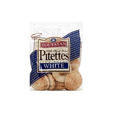 Toufayan Bakeries Mini Pitettes - Hearth Baked White, 7 oz
