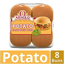 Arnold Country Potato Sandwich Buns, 8 Buns, 16 oz, 16 Ounce