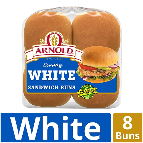 Arnold White Buns, 8 count, 1 lb
8 pre-sliced gourmet buns. Made with the highest quality simple, recognizable ingredients, free from artificial preservatives, colors or flavors.