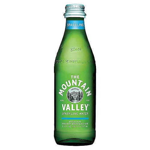 Mountain Valley Spring Water Sparkling in Glass, 11.3 fl oz