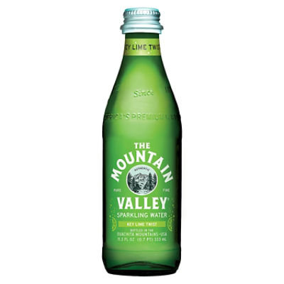 Mountain Valley Spring Water Sparkling Key Lime in Glass, 11.3 fl oz