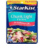 StarKist Light Tuna in Sunflower Oil, 2.6 oz Pouch