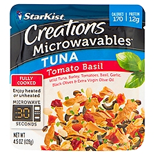 StarKist Smart Bowls Tomato Basil Barley & Beans with Tuna, 4.5 oz, 4.5 Ounce