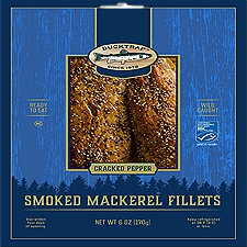 DUCK TRAP MACKEREL PEPPERED SMOKED                , 6 Ounce