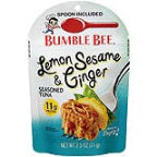 Bumble Bee Lemon Sesame & Ginger Seasoned Tuna Pouch, 2.5 oz