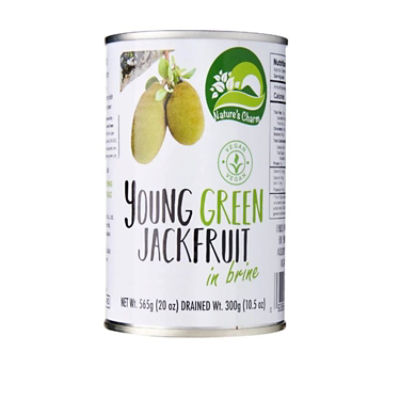 Natures Charm Young Green Jackfruit in Brine, 20 oz