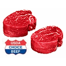 USDA Choice Beef Tenderloin Steaks, 0.8 pound