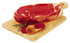 USDA Choice Beef Boneless, New York Strip Steak, Family Pack