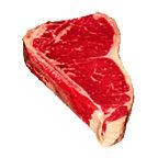 Certified Angus Beef Bone-In Shell Steak, Thin Cut, 1 pound