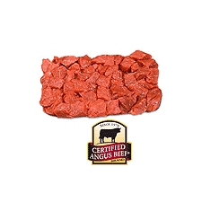 Certified Angus Beef Round Cubes for Stew, 1.3 pound