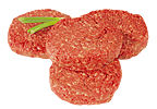 Fresh 80% Ground Beef Patties, 1 pound