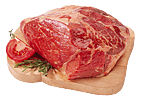 USDA Choice Beef Bottom Round Roast - Boneless, 1 pound