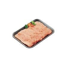 Fresh Boneless Pork Chops, Thin Cut, 1.2 pound, 1.2 Pound