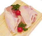 Vineland Kosher Chicken Breast - Split with Back, 1 pound