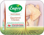 Empire Kosher Broiler Chicken - Quarters, 1 pound