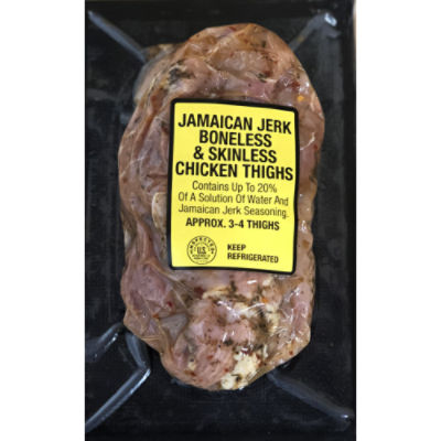 Chicken Breast Boneless Thighs - Jamaican Jerk, 12 oz