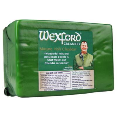 Wexford Irish Cheddar, Pre-Sliced, 1 pound