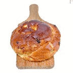 Fresh Bake Shop Round Rudisha Challah Bread with Raisins, 16 oz