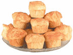 Fresh Bake Shop Butterflake Rolls, 6 Pack, 6 oz