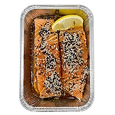 Village Bake or Broil Sesame Teriyaki Style Salmon Fillet, 1.08 pound