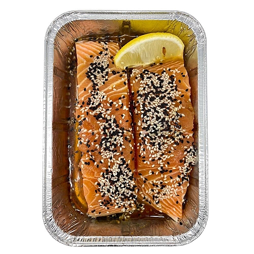 Village Bake or Broil Sesame Teriyaki Style Salmon Fillet, 1.08 pound