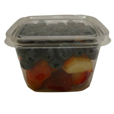 Village Cut Fruit Strawberries & Blueberries, 0.72 pound