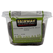 Fairway Dark Chocolate Jelly Rings, 16 oz