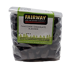 Fairway Dark Chocolate Almonds, 16 oz