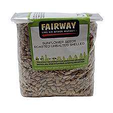 Fairway Sunflower Seeds Roasted Unsalted Shelled, 16 oz