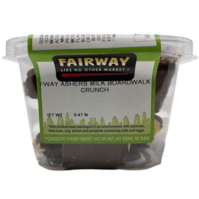 Fairway Asher's Milk Chocolate Boardwalk Crunch, 16 oz