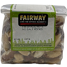 Fairway Brazil Nuts No Salt Added, 16 Ounce
